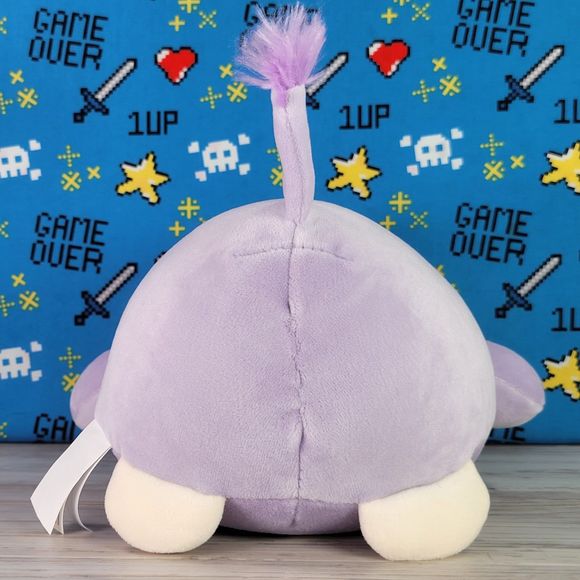 Squishmallow Bubba the Purple Cow 10" UltraSoft Hugmees Plush NWT - Picture 3 of 7